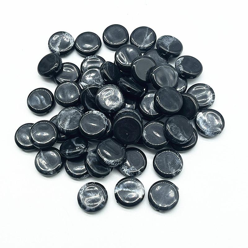 20pcs 15mm Imitation Natural Stone Beads Oval Shape Acrylic Beads for Jewelry Making DIY Handmade Earring Accessories