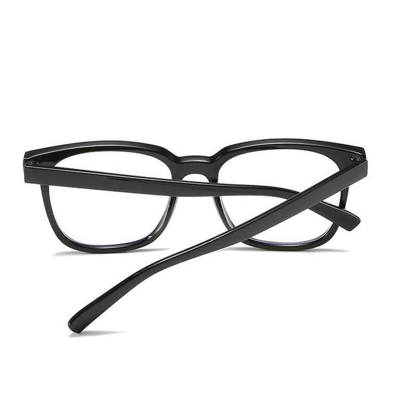 Blue Light Blocking Women Oversized Nearsighted Spectacles Fashion Student Sqaure Myopes Lunettes Diopter  0 -0.5 -1.0 To -6.0