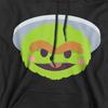 Sesame Street Unisex Adult Oscar The Grouch Kawaii Face Hoodie