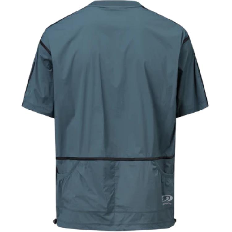 SALOMON Pinnacle Lt Short Logo Crew Neck Loose Fit T-Shirt Men Tops Bright-Charcoal C28051