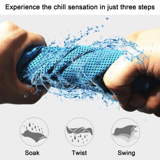 Chlazení Fitness ručník Rychleschnoucí pot absorbující Prodyšný Velký obdélník Muži Ženy Posilovna Jóga Cvičení Venkovní sportovní ručník