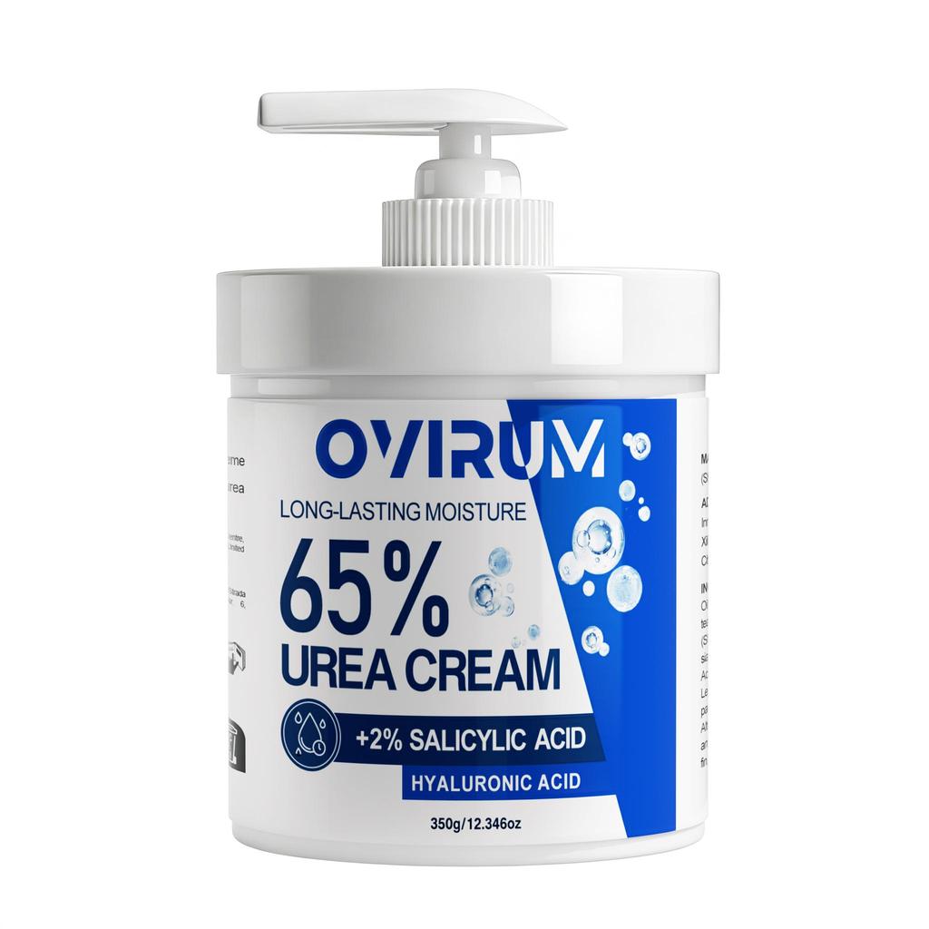 65% Urea Cream For Very Dry Heel And Hand, With Vitamin E, Hyaluronic Acid, Intensively Moisturizes & Nourishes Skin, Restores And Repair-350G