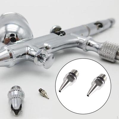 2pcs 0.2/0.3/0.5mm Airbrush Nozzles Kit, Accessories Painting Machine Gravity Feed Part