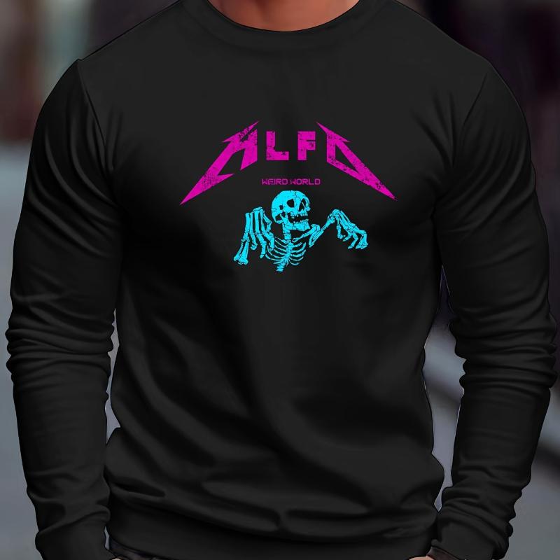 

Повседневная одежда и одежда для свидания в кафе, мужской винтажный свитшот с круглым вырезом, выстиранный, в стиле ретро XXL чёрный