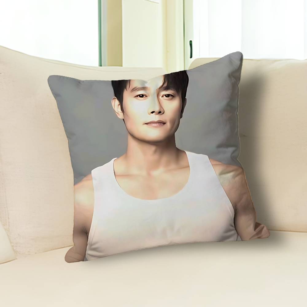 

Actor L-Lee B-Byung Huns Various Sizes Square Pillow Case For Car Home Bedchamber Decor Custom Valentine gift 30cmx30cm