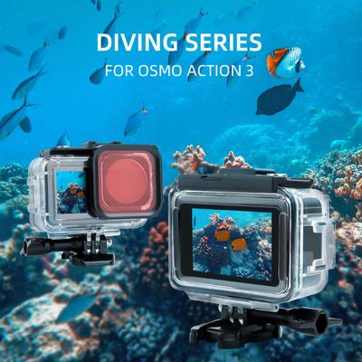 40m Waterproof Case Diving Filters Underwater Protective Housing Shell Accessories Compatible For