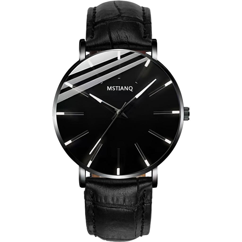 Star Watch Men'S Non-Mechanical Watch Teen High School Student Trend Black Technology Ultra-Thin Electronic Quartz Watch