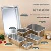 Stainless Steel Square Ingredient Pan