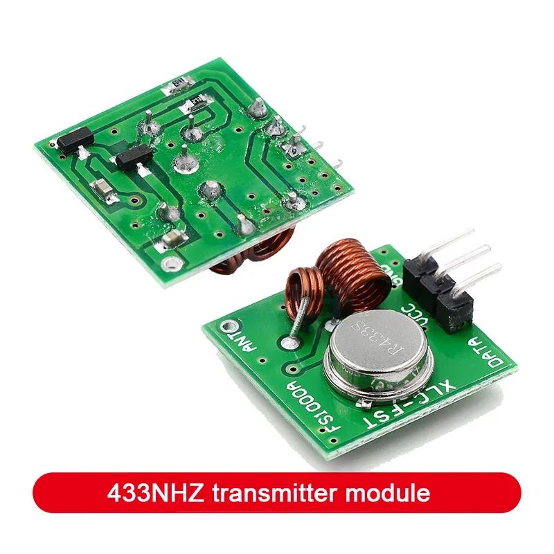 1/2/5pcs 315Mhz 433Mhz RF Transmitter and Receiver Module for Arduino/ARM/MCU WL Diy 315MHZ/433MHZ Wireless