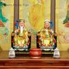 1PCS 30cm Resin Earth God Earth Goddess Landlord God of Wealth Buddha Statue Fengshui Figure Statue Ornament