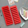 10 Grids Long Strip Shape Silicone Ice Cube Mould Non-Stick Stick Shape Ice Tray DIY Biscuit Baking Mould Jelly Chocolate Mold