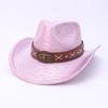 Retro Bull Head Western Cowboy Hat Men's and Women's British Style High-end Jazz Hat European and American Fashion Top Hat