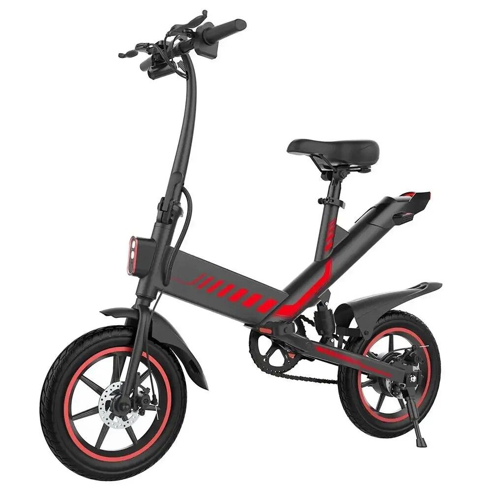 Y1S Elektrische Fiets 400W motor 36V 10,4ah Batterij 14 Inch Band Ebike 25 Km/h Max Snelheid 30-40Km Bereik Elektrische Fiets