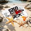 Custom Name Personalized SLAM DUNK Print Beach Towel, for Trip Camping Beach Party Home Decor, Birthday Gift for Family & Friends