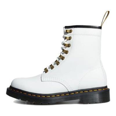 Leather Versatile Casual Fashion Mid-Calf Boots Women Boots White 27649113