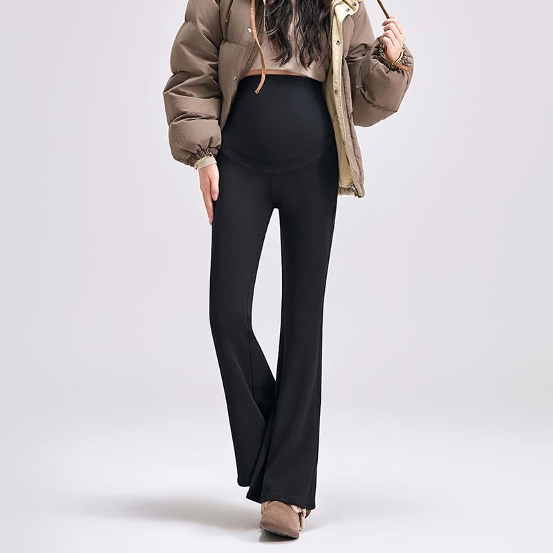 Maternity Casual Pants, Flared Pants, Slightly Pulled Shark Pants, Autumn and Winter New Shark Pants, Hip-lifting Maternity Pants, Leggings