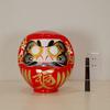 Shigeta Daruma Made In Japan Daruma Takasaki Family Safety Good Luck Auspicious Passing Winning Prayer Ornament Traditional Craft Height 25cm 7 Red