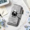 Rock Skull Pattern Long Wallet Fashion Leisure Multi Card Slot Coin Purse