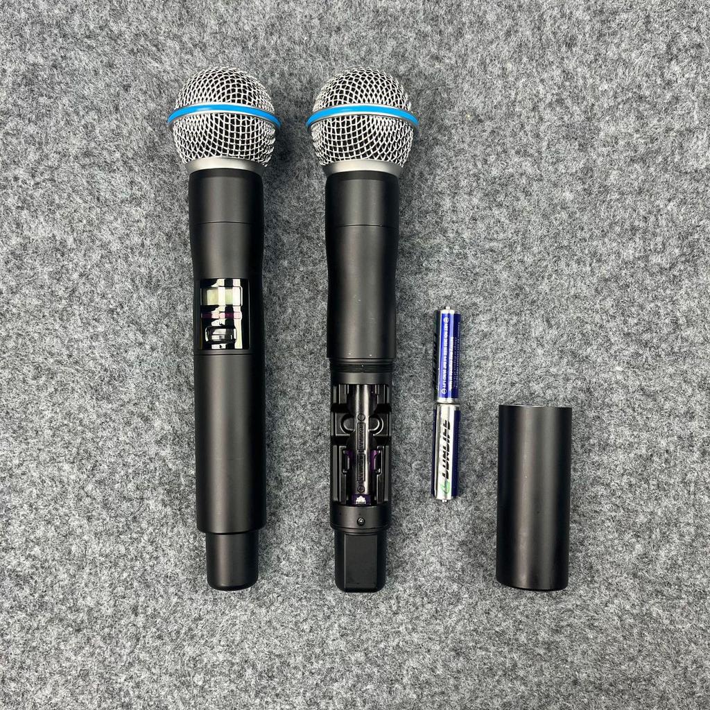 KTV U-Band Infrared Wireless Mic System: Dual Lavalier & Headset for Stage and Conference