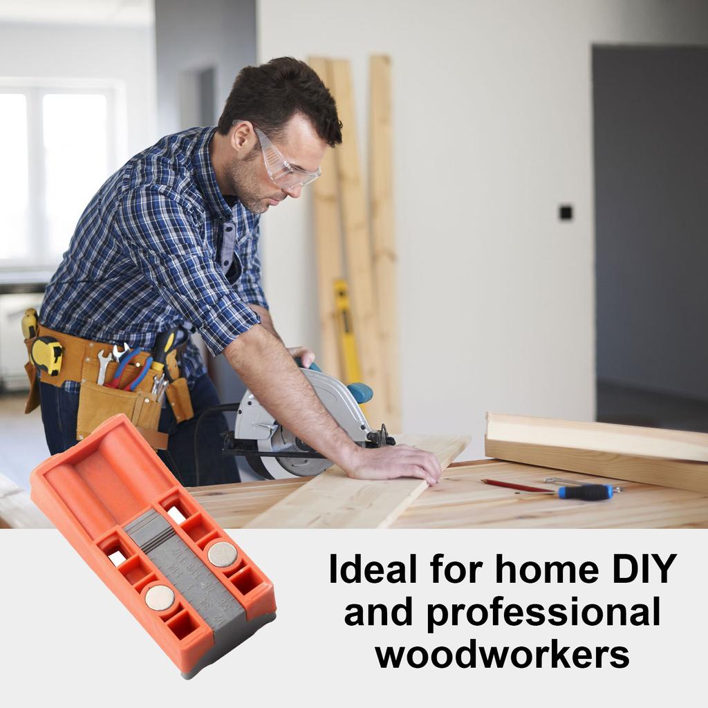 Set Universale di Punte per Legno Guida per Trapano per Falegnameria Jig Guida Rapida e Facile per la Produzione di Mobili Artigianato