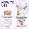 Maska do peelingu stóp do usuwania martwego naskórka Naturalny eksfoliant do suchej, martwej skóry, modzeli, peelingująca maska na stopy Naprawia pięty i usuwa pęknięcia ze stóp i szorstką skórę