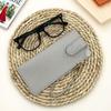 Multifunctional Leather Sunglasses Pouch Waterproof Sunglasses Storage Clip  Male
