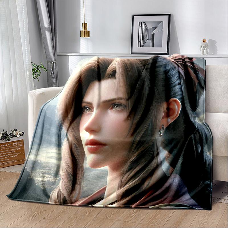29 Style New Sephiroth Final Fantasy Games Cloud Tifa Aerith Blanket,Soft Throw Blanket for Home Bedroom Bed Sofa Cover Kids