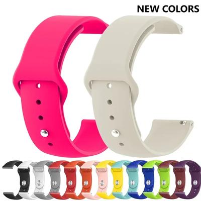 Curea de ceas 20mm 22mm pentru Amazfit gts/4/3/2/gts2/4 Mini/Gtr4/3/2/2e/47mm Smartwatch Bratara din silicon Watchabnd Amazfit gts Band