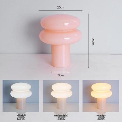 Französische Keramik USB wiederaufladbare Pilzlampe