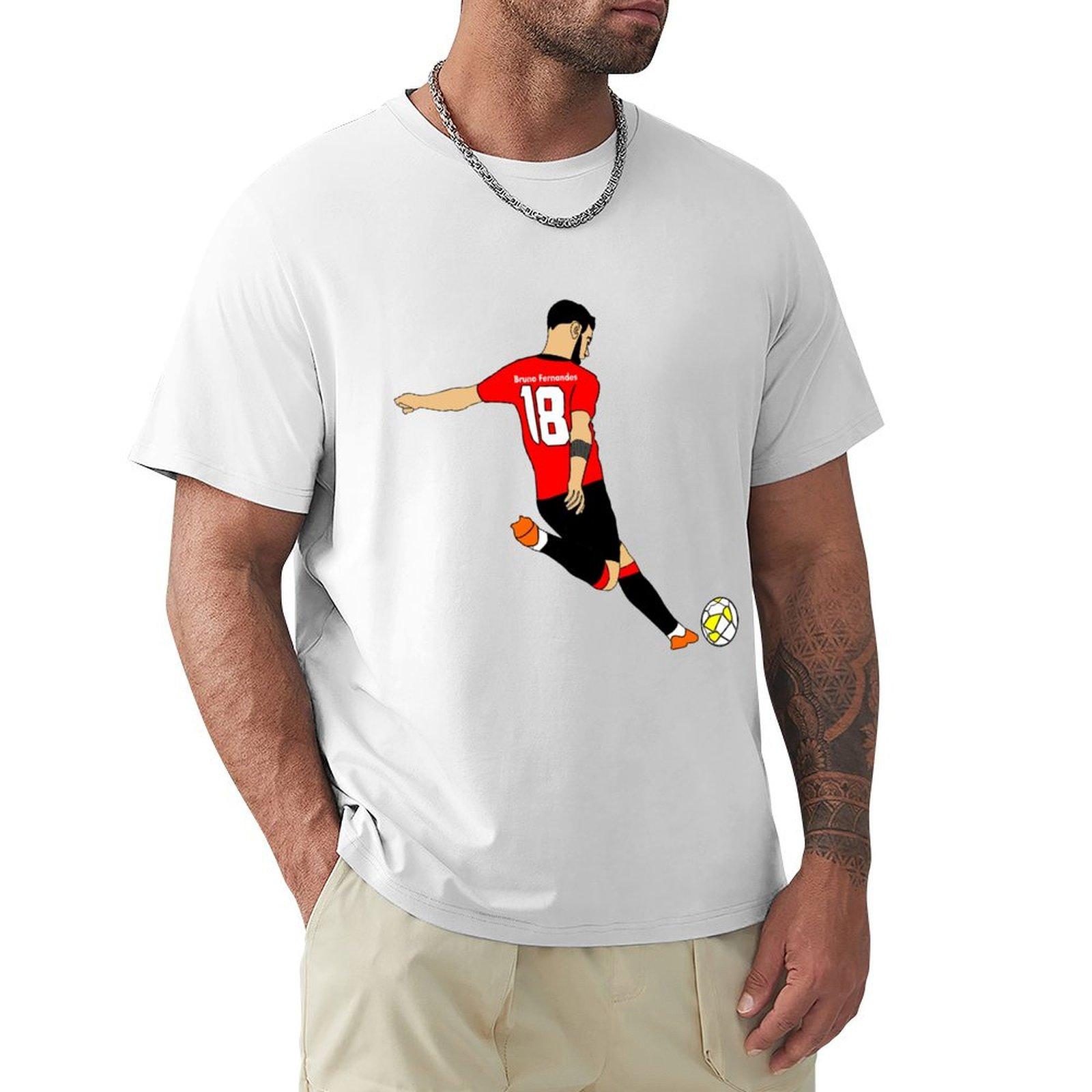 Bruno Fernandes TShirt graphics cute clothes cotton man tshirts kawaii clothes luxury clothes men S