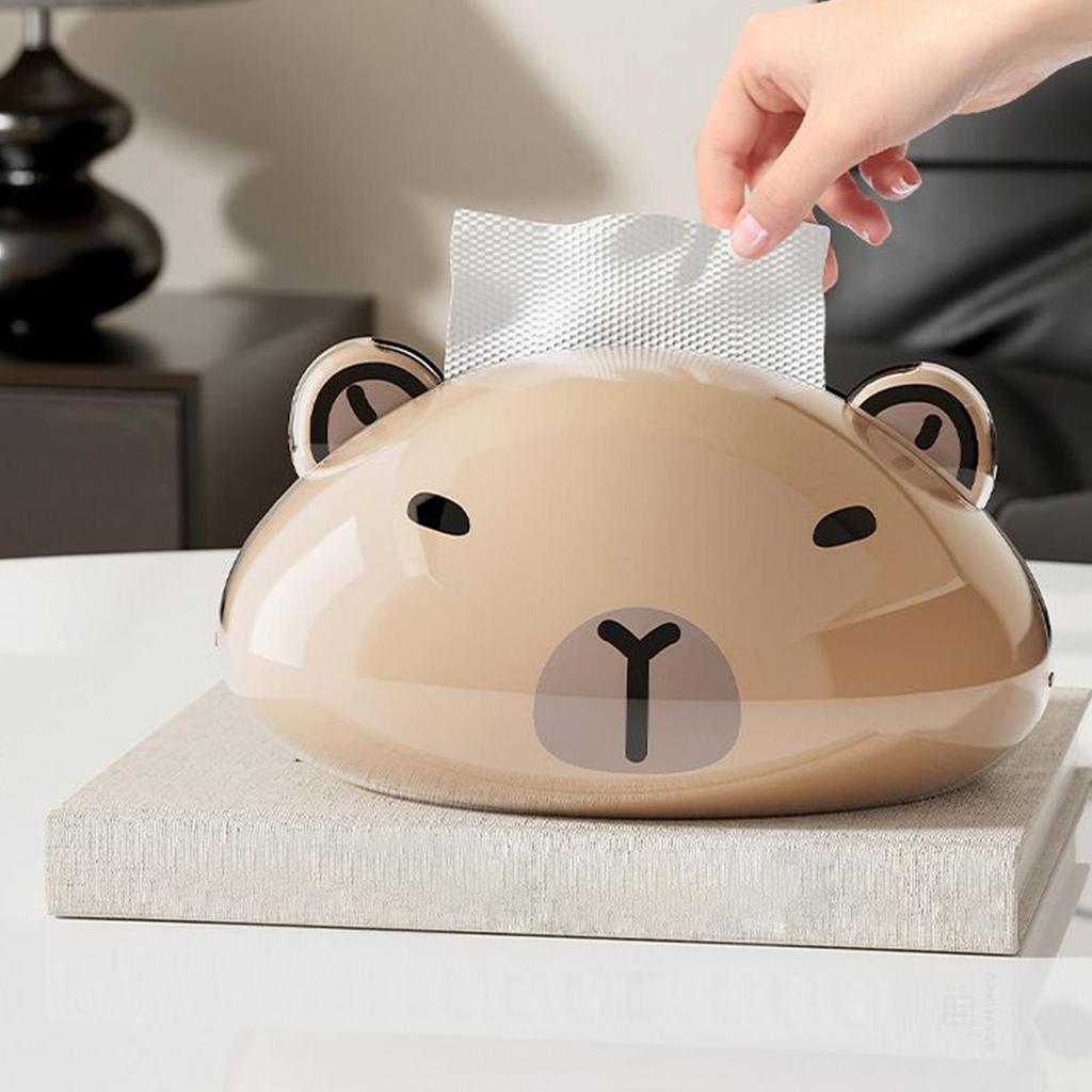 Magnetic Tissue Box Holder Magnetic Tissue Dispenser Holder For Tabletop Napkin Storage Case For Bathrooms Dining Rooms Garages