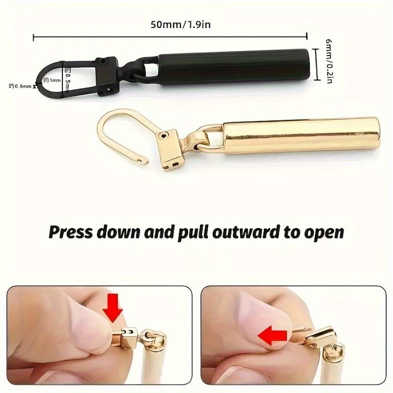 5pcs Advanced Detachable Metal Zipper - Suitable for Easy Sliding and Changing Zipper Slider for Bags, Shoes, and Clothes