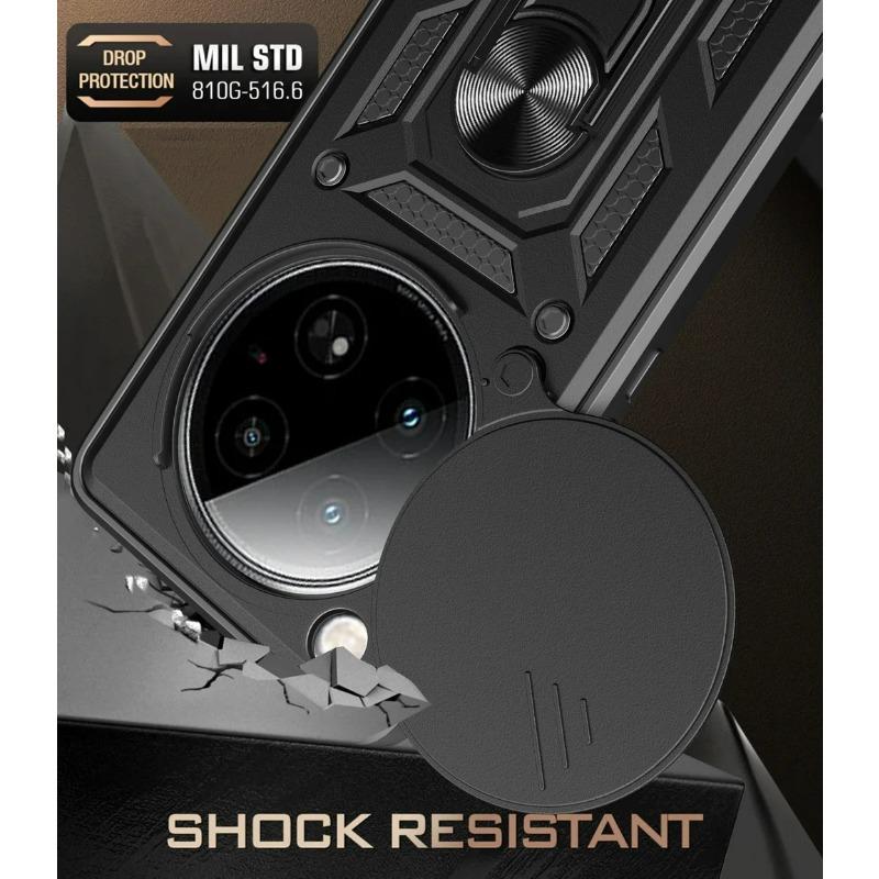 Camera Protect Case for Infinix Zero 40 5G INFINIX ZERO 40 5G Armor Hybrid Ring Back Cover