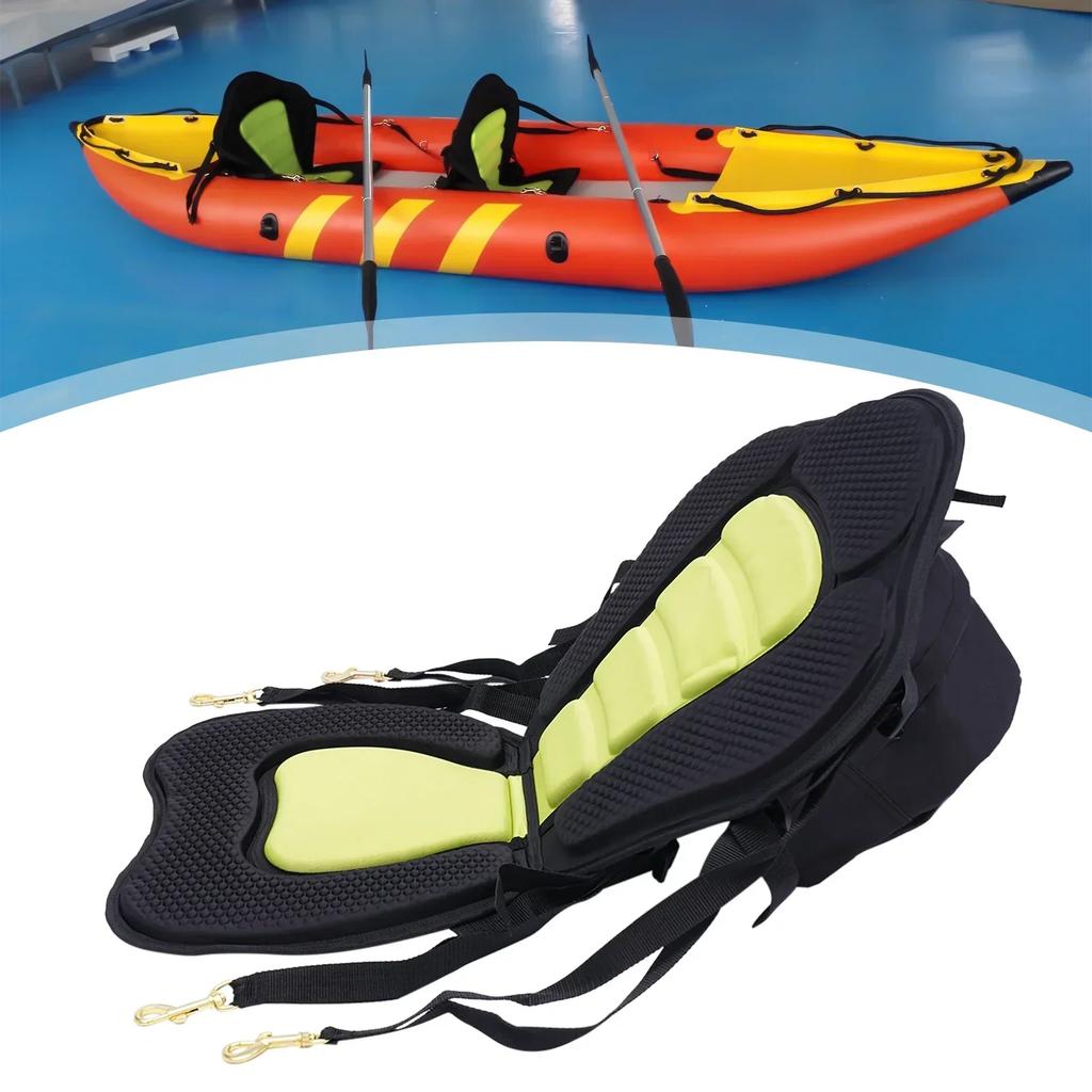 Deluxe Thickened Kayak Seat with Storage Bag and Ergonomic Comfort Design