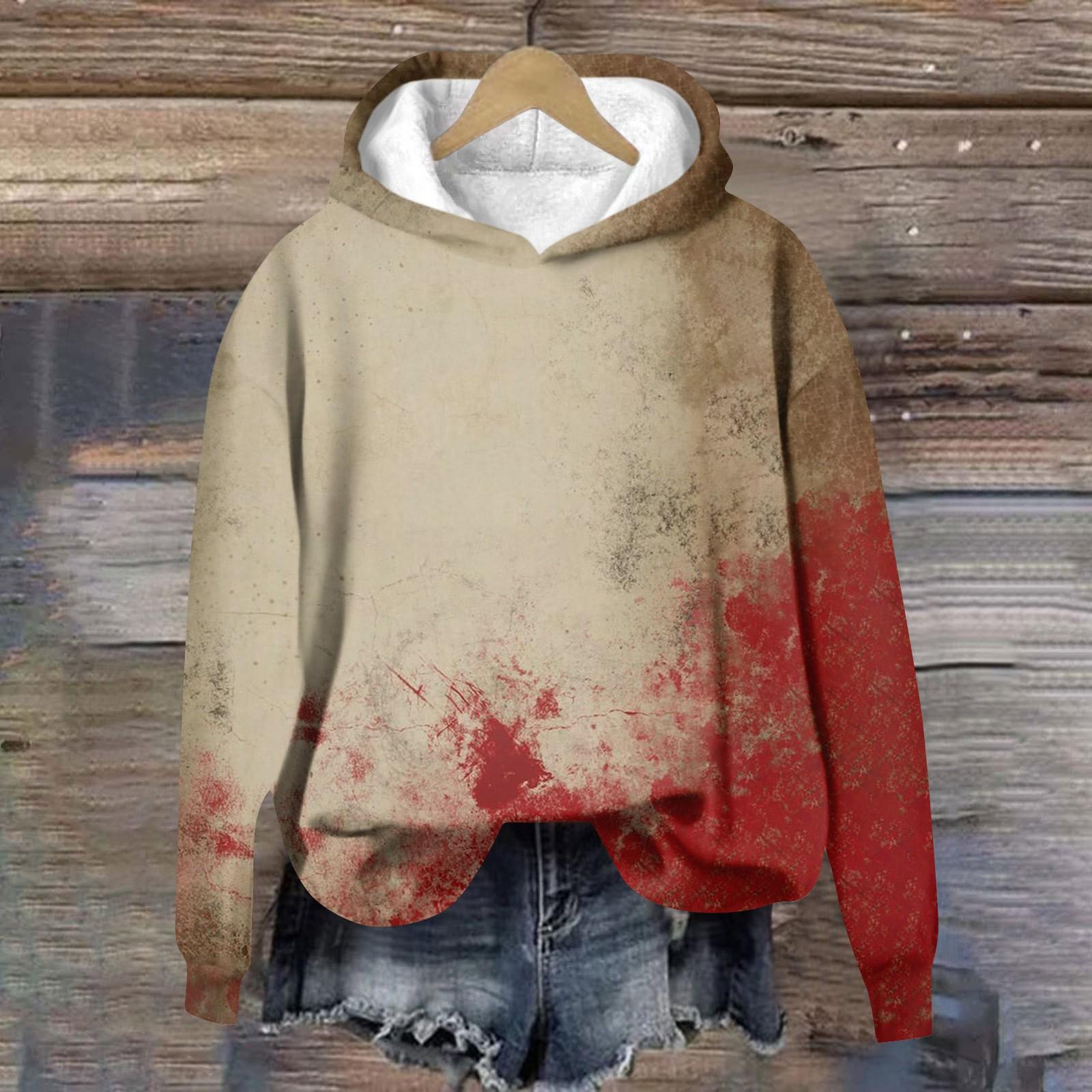 

Женские повседневные модные худи с длинным рукавом и круглым вырезом, с принтом семьи индейки цвета вина S хаки