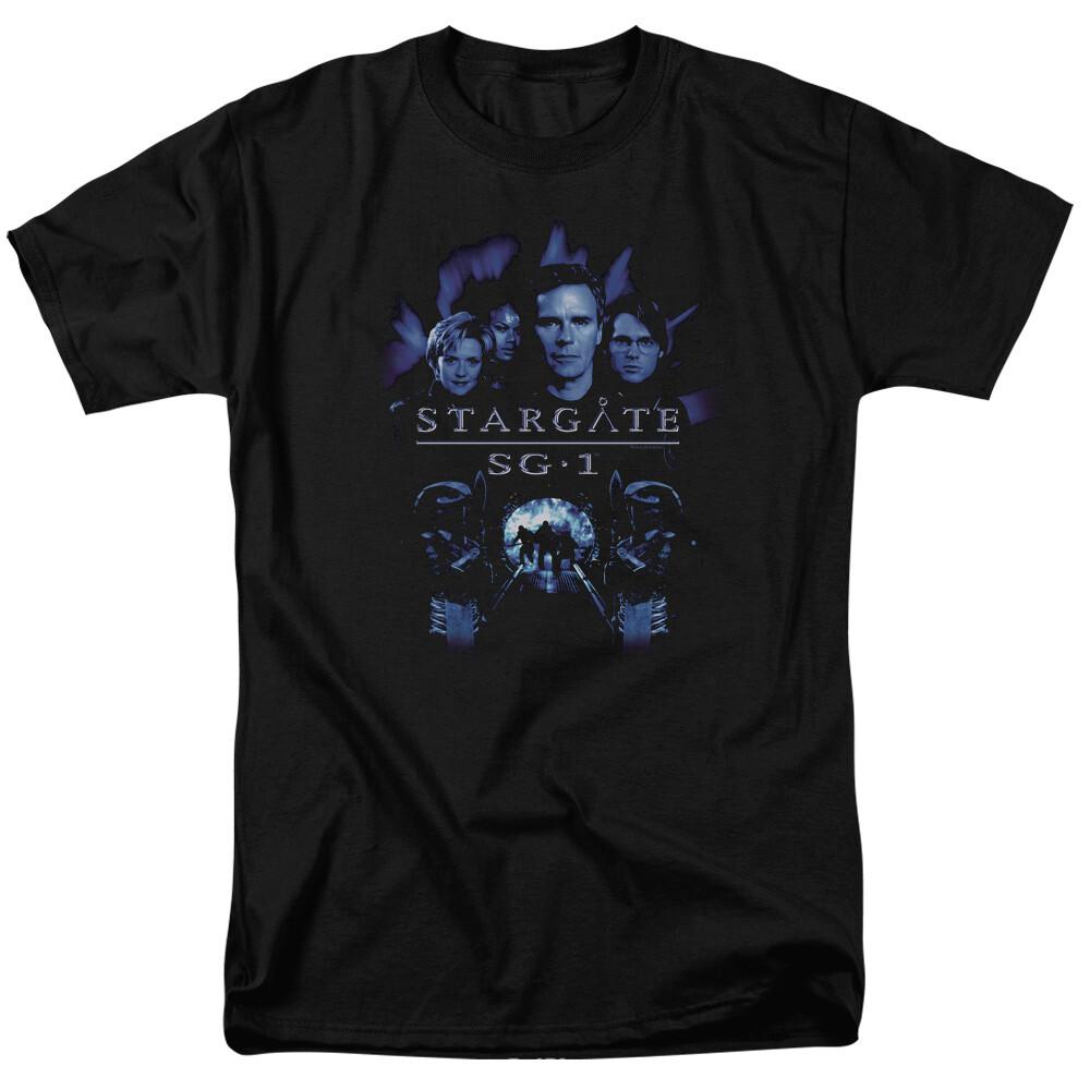 Stargate SG1 Stargate Command T Shirt Licensed Sci-Fi TV Alien Show Tee Black