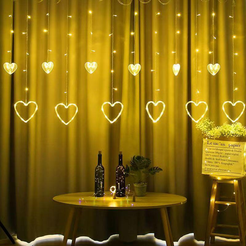 Starry Sky LED Curtain Lights for Christmas & Birthday Room Decoration