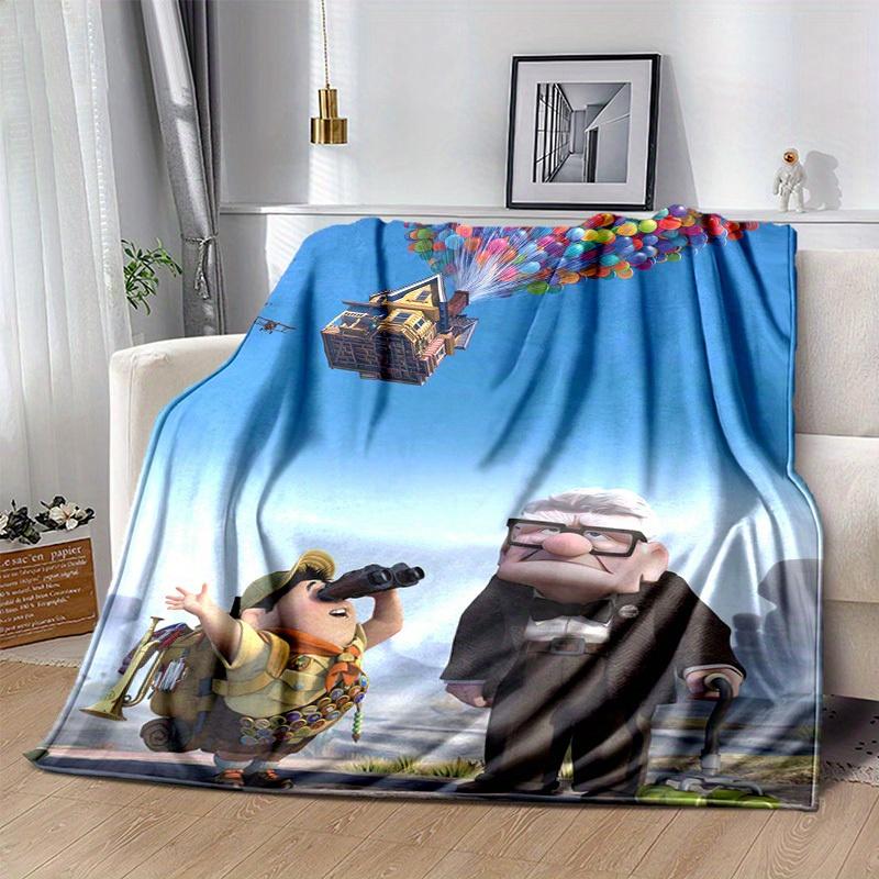 1pc, Up House Balloons Adventure Blanket Perfect for Home Decor, Couch Cover, Outdoor Blankets, Gifts, Throw