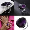 Natural Gemstones Ring Multi Occasion Wear Lightweight Adjustable Band For Gifts Special Event Collection
