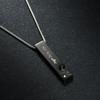 His Queen, Her King Heart Pendant Titanium Couple Necklace
