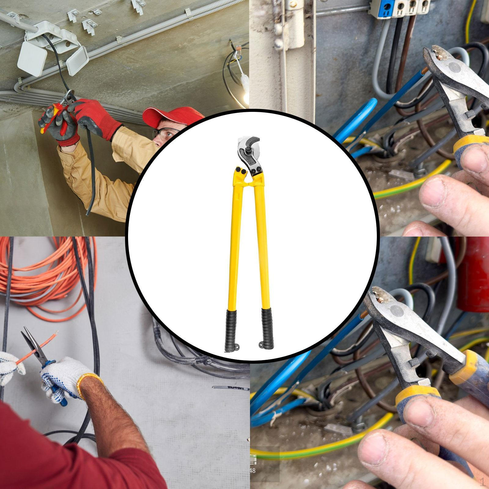 Cable Cutter, Conical Baking, Ergonomic Design, Hand Tools with Industrial Strength, Working Wire 24 inch
