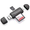 Cables & Adapters Sd / Micro Card Reader Usb Adapter For Sdxc Sdhc Black