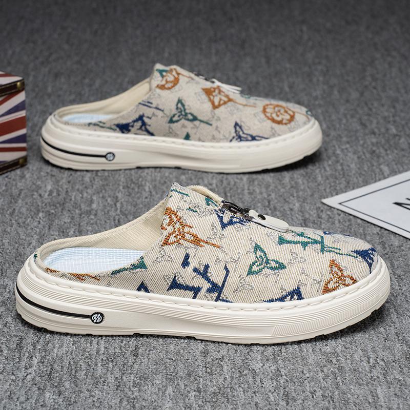 Fashion CYYTL Summer Mens Slippers Casual Outdoor Shoes Breathable Sneakers Walking Hiking Luxury Designer Fashion Loafers House Slides