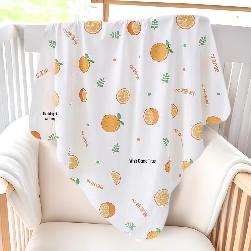 Class A Pure Cotton Newborn Swaddle Blanket – Soft, Thin, Skin-Friendly, All-Season Wrap