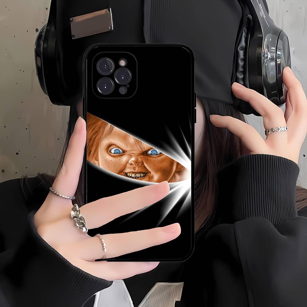 Chucky Doll Horror Movie Phone Case For iPhone 17 16 15 14 13 12 Mini 11 Pro Max Soft Silicone Cover