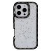 For iPhone 16 Pro Case Rhinestone Frame Star Glitter Epoxy Design TPU+PC Phone Cover