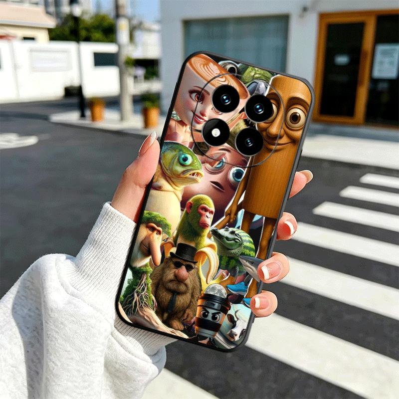 Italian Brainrot Animals Soft Phone Case for Xiaomi Redmi Note 12 13 14 15 Pro Plus 11 12S 11S 11T 10 4G Black Cover Back Shell
