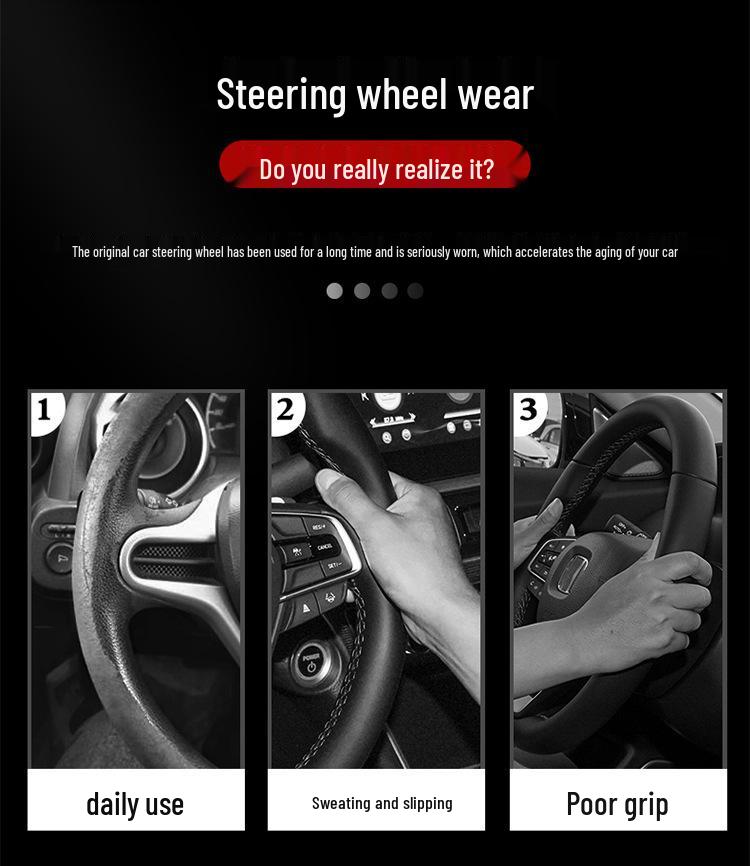 Changan Steering Wheel Cover for CS15, Yidong, CS35, CS75 Plus, Unit, Chengrui CC, and Yuexiang