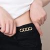 1/2/3/pcs Pin Style Waist Cinching Western Pants Jeans, Adjustable Waistband, Detachable Without Nail Seams, Anti Glare Coat, Tight Skirt
