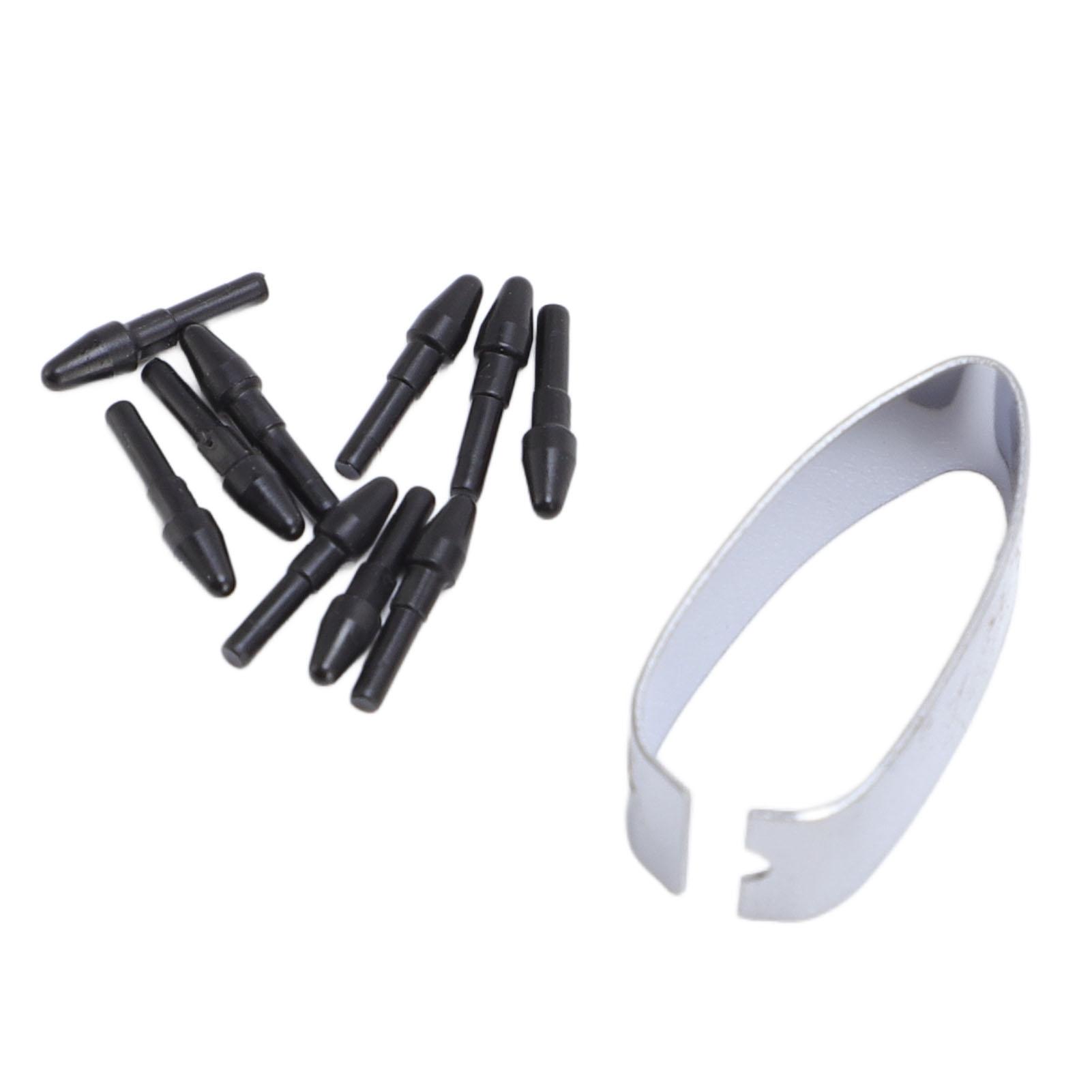 

10 шт. наконечников стилуса черного цвета 4096, шариковая ручка с чувствительностью к нажатию, наконечники стилуса с